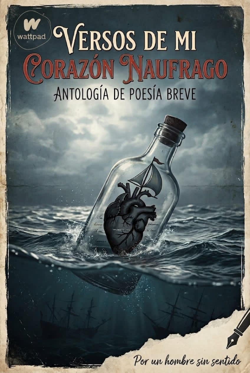 Portada de Versos de Mi Corazón Náufrago